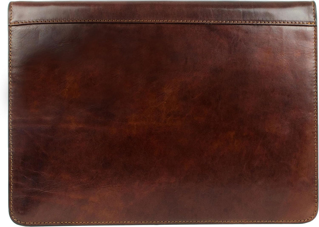 Dark Brown Leather Portfolio Document Folder Z54173