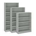 Gray 4 Shelves Bookcase J433