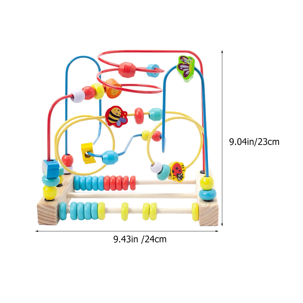 Solid Wood Bead Maze Toys E47227