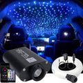LED Bluetooth RGBW Fiber Optic Light Kit with 550pcs 0.03in 13.1ft Fibers M84896