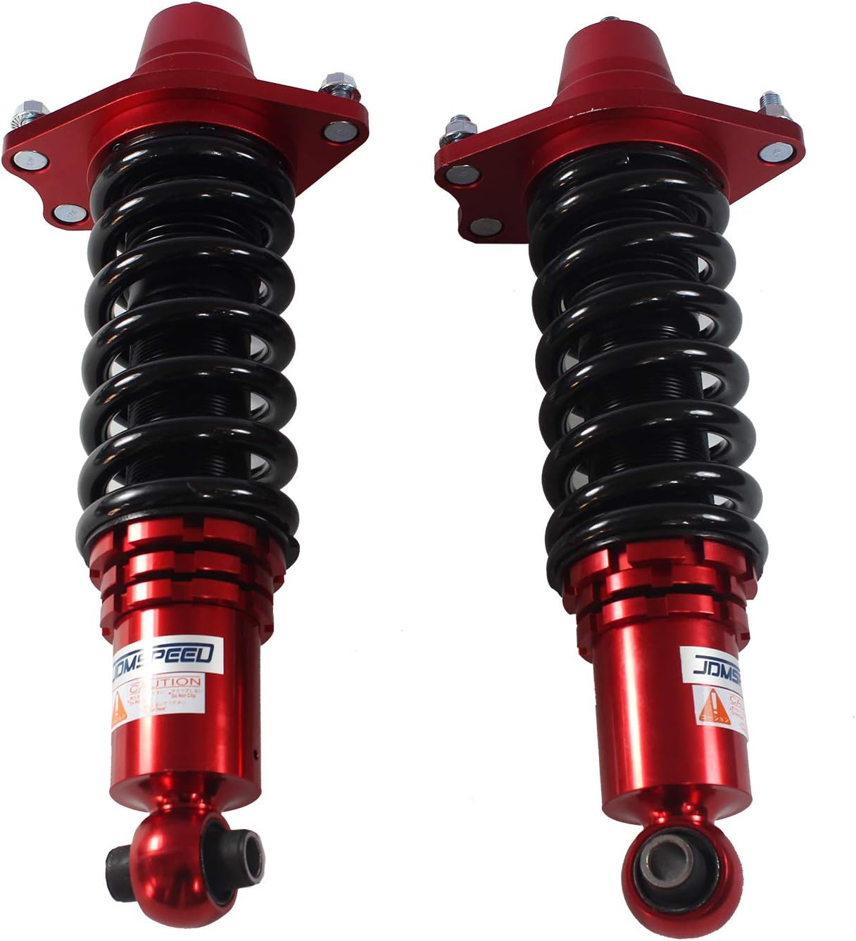 Red Full Coilover Struts Shocks Suspension Kit D3661
