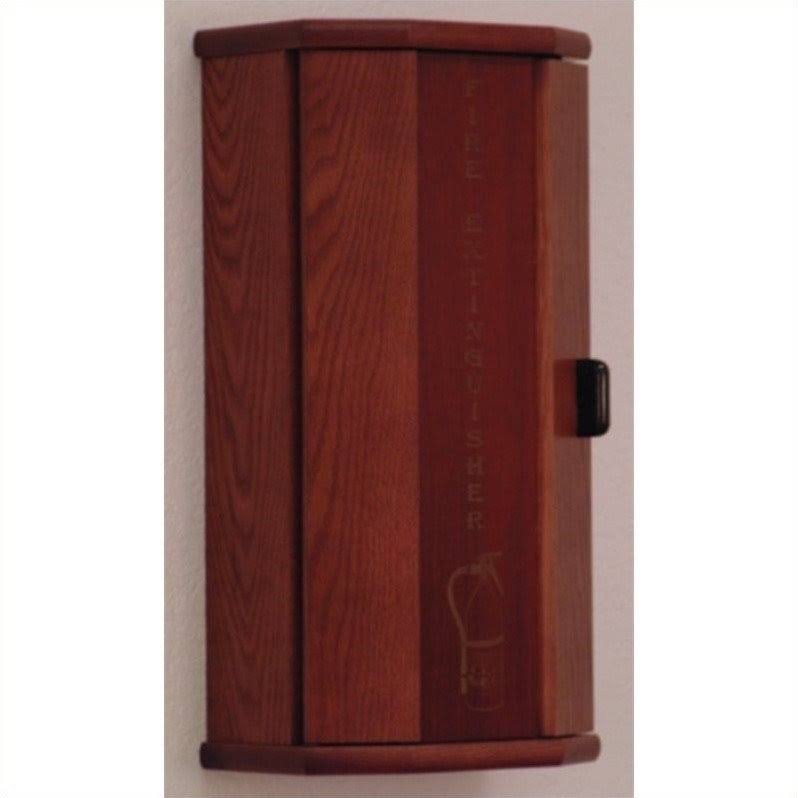 Mahogany Fire Extinguisher Cabinet S594