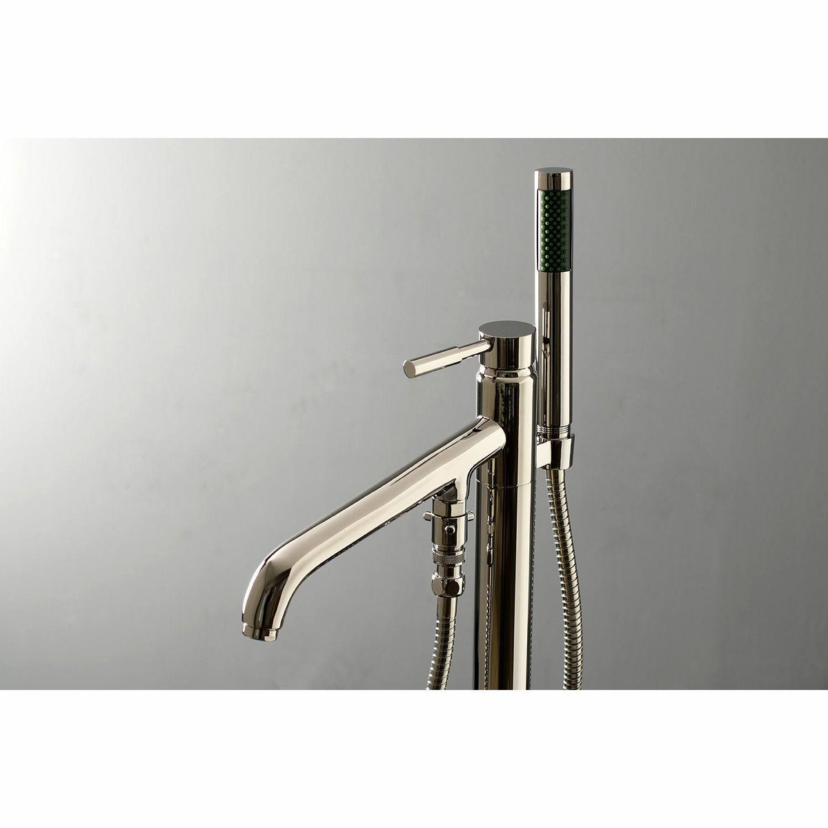 Polished Chrome Freestanding Tub Faucet with Hand Shower N6071