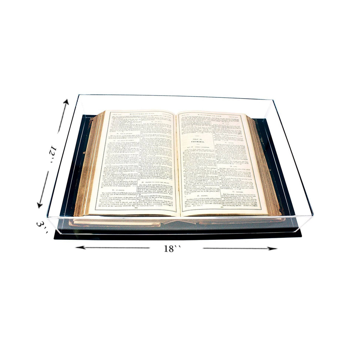 Clear Acrylic Book Display Case H97377