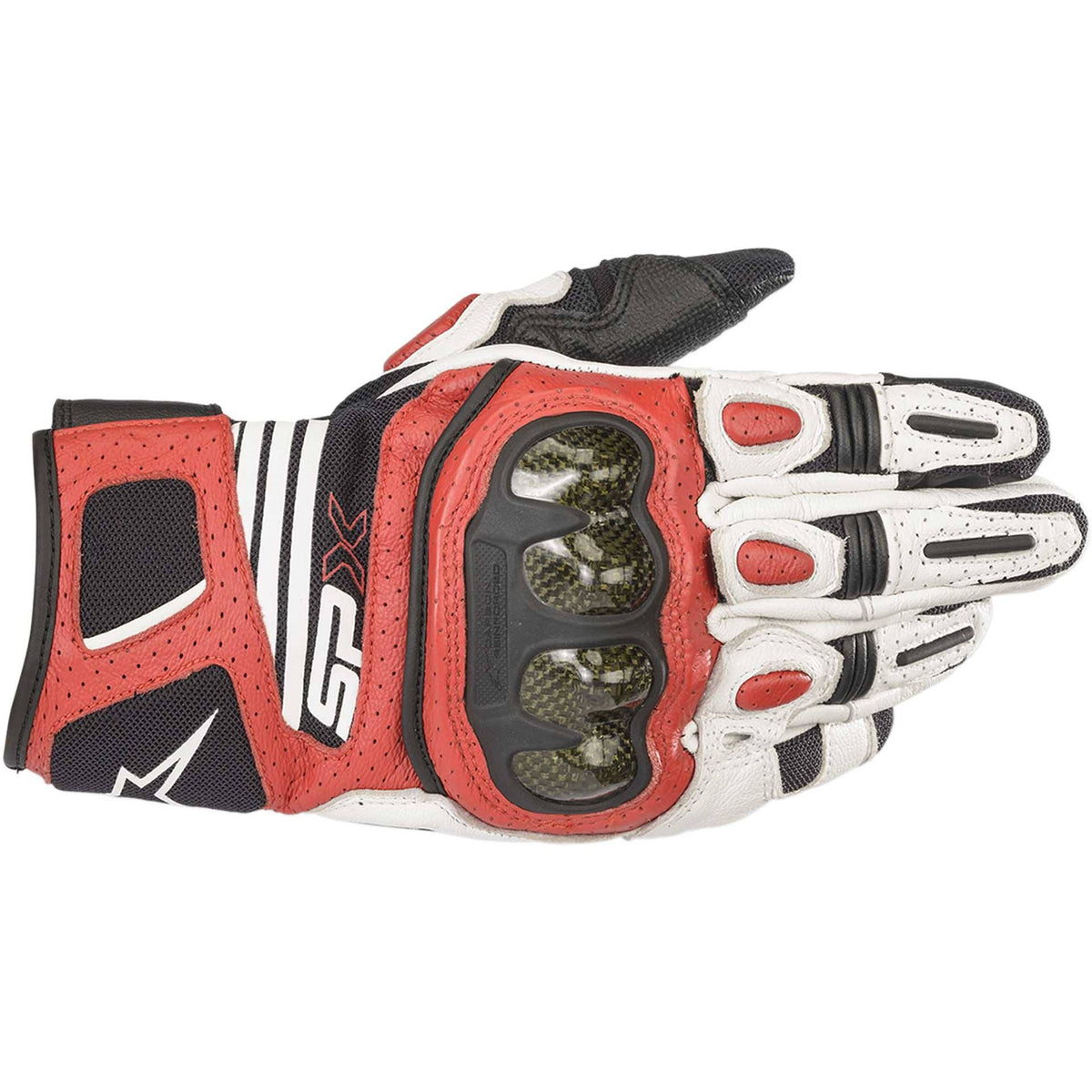 Black White Carbon Gloves M23102