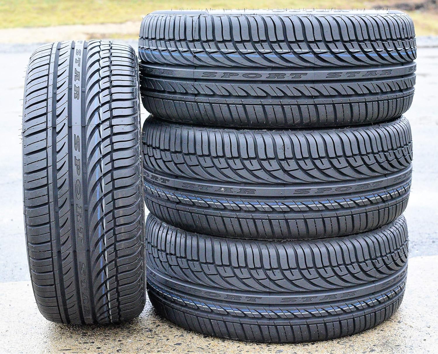 Set of 2 All-Season Performance Radial Tires 225/55R16 99V XL BSW O46282