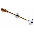 Brass Remote Control Valve for Gases, 4-Arm Handle, 3/8x22 NPT Female Inlet U8962