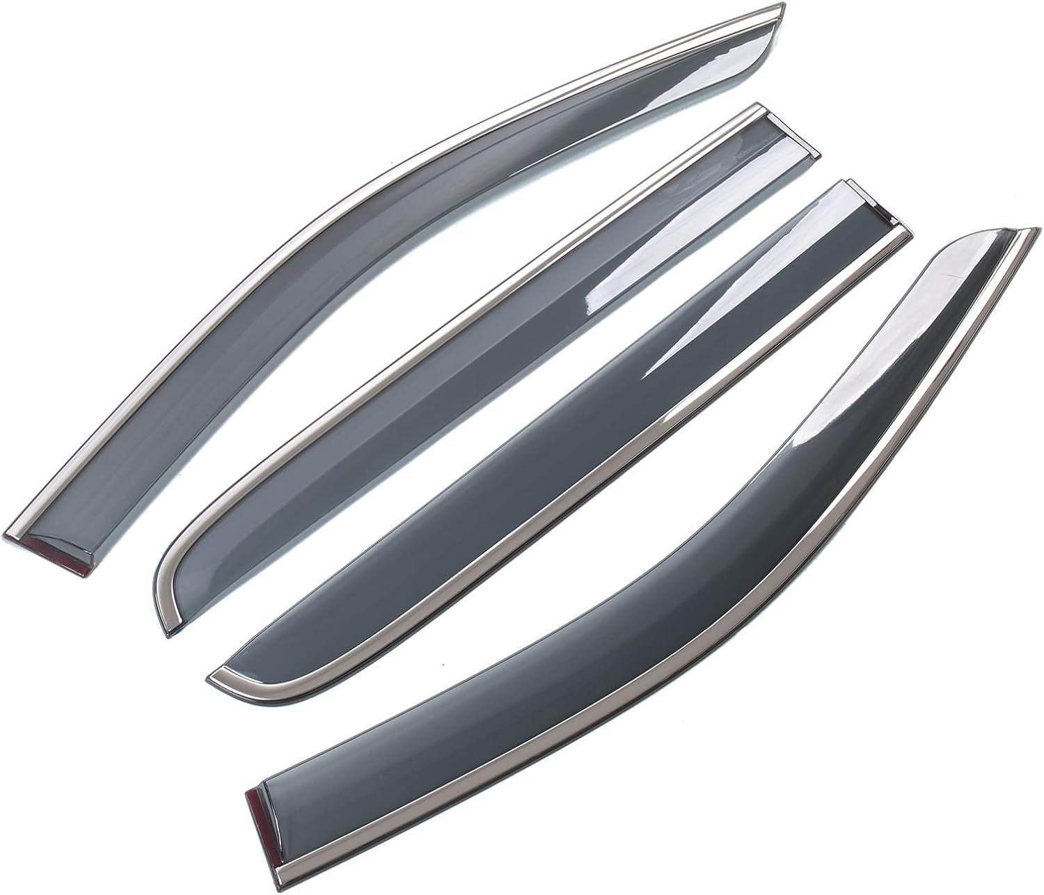 Window Rain Guards for Ford Ranger SuperCrew, Pack of 2 O6200