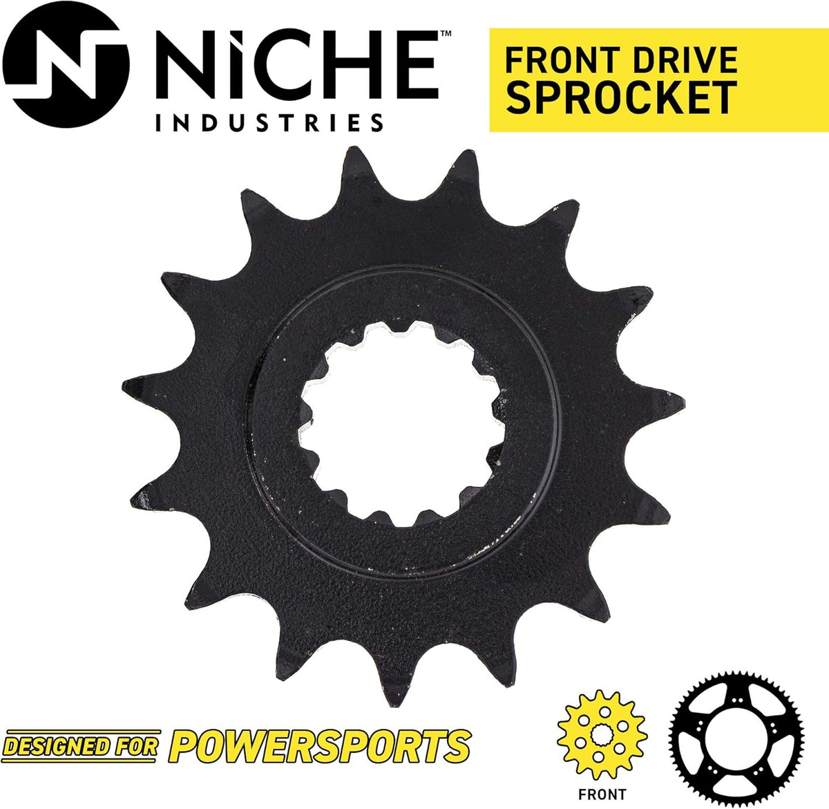Front 15 Rear 40 Tooth 525HZ Standard 112 Links Drive Sprocket Chain Combo J714714