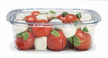 48-Ounce Clear Plastic Container with Lid I339647