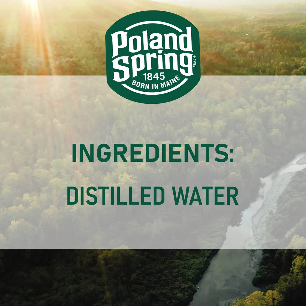 1 Gallon Poland Spring Distilled Water, 6 per case I735