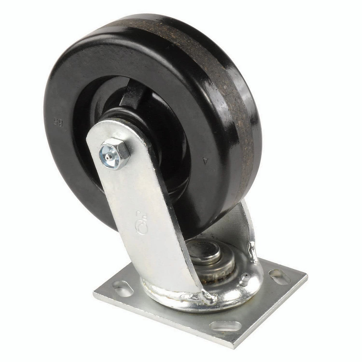 Heavy Duty Swivel Plate Caster, 800 Lb. Capacity, Pack of 2 W57801