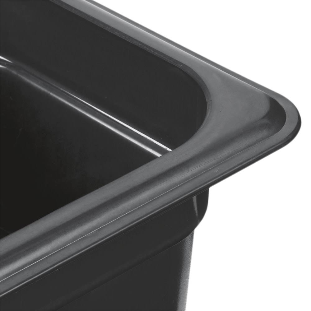1/6 Size High Heat X-Pan - 4x22 Deep - Black Onyx L34924
