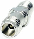 2.4 mm Female to 2.92 mm Female Microwave Adapter, DC to 40 GHz, 50 Ohm, Stainless Steel Body, Pack of 2 X554