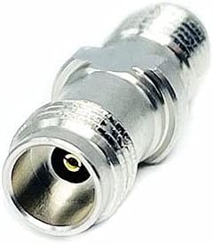 2.4 mm Female to 2.92 mm Female Microwave Adapter, DC to 40 GHz, 50 Ohm, Stainless Steel Body, Pack of 2 X554