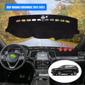 Black Custom Fit Dashboard Cover for Jeep Grand Cherokee 2011-2021 V2287