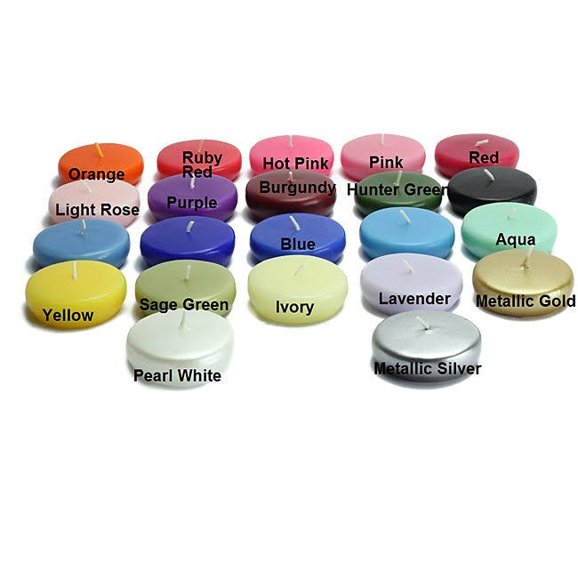 Pink Floating Candles 96 Pcs H62679