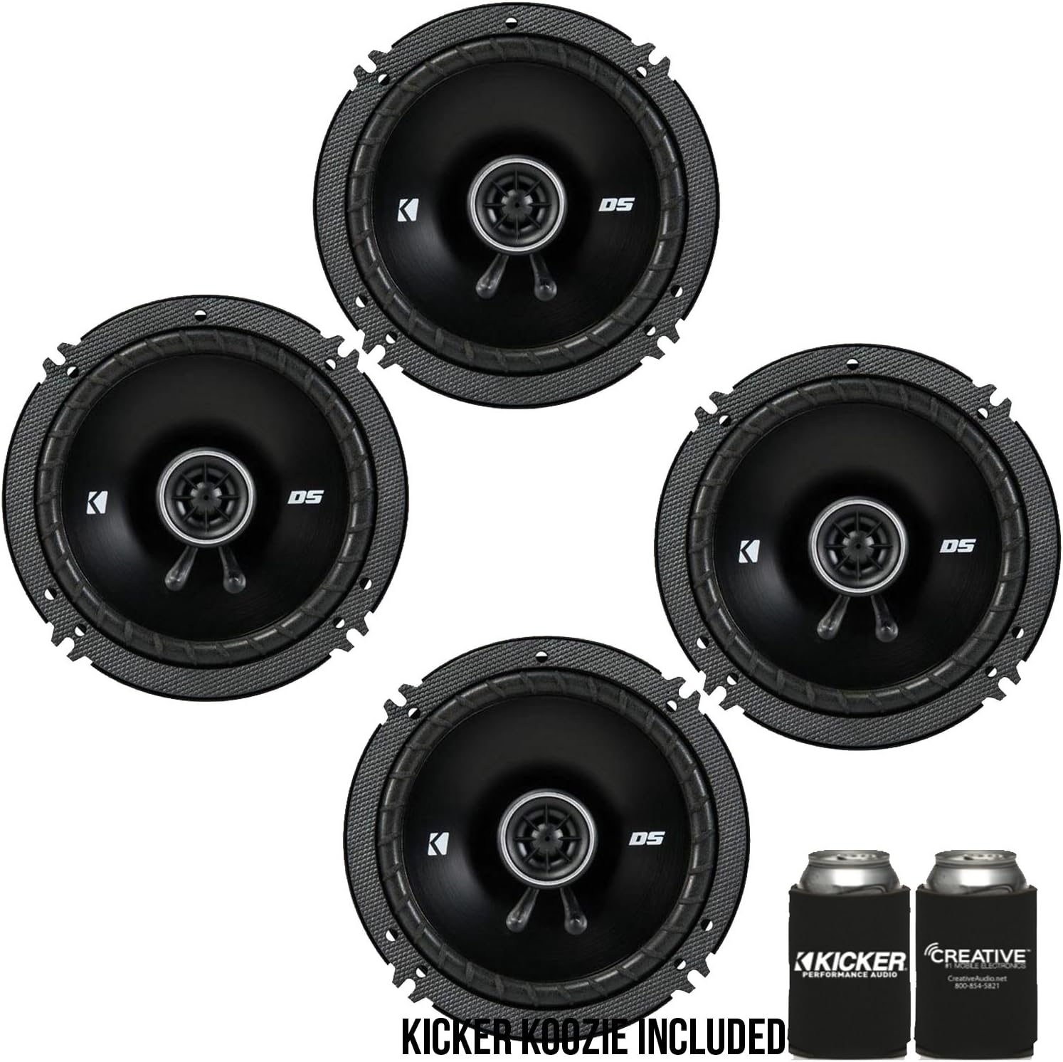 6.5-Inch Coaxial Speakers, 4-Ohm Bundle M879821