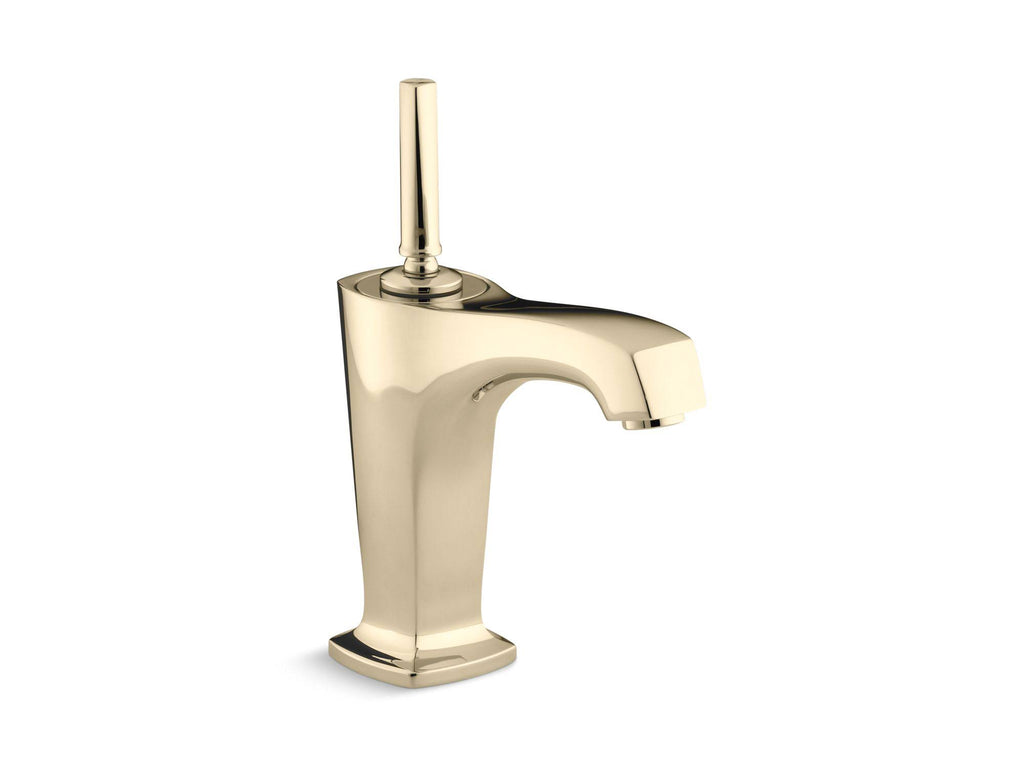 French Gold Single Hole Bathroom Faucet P51643