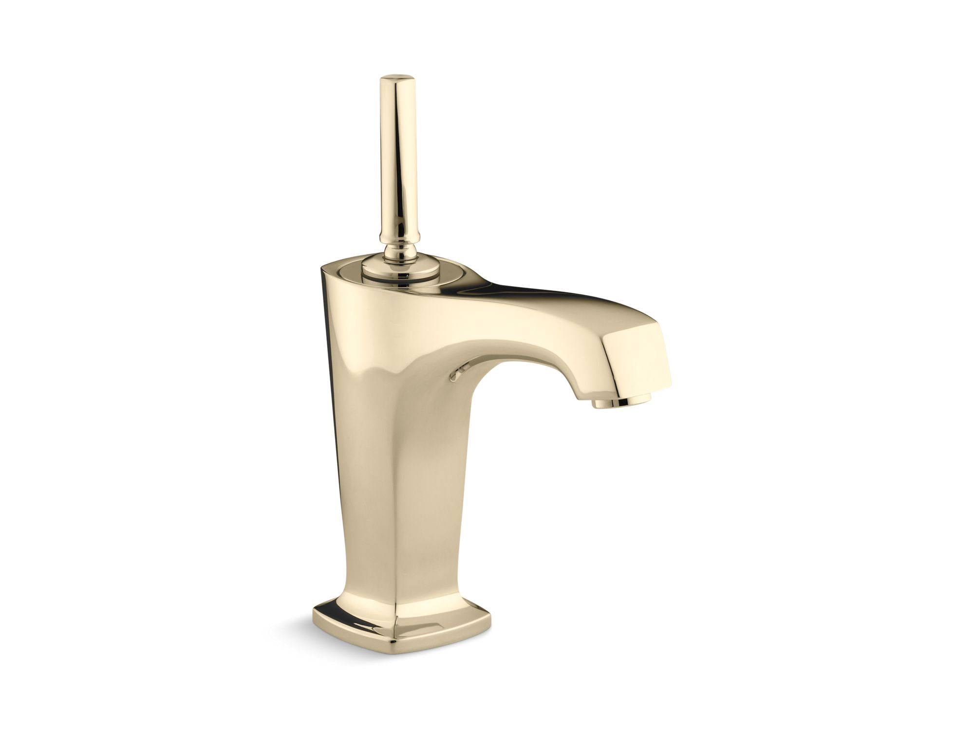 French Gold Single Hole Bathroom Faucet P51643