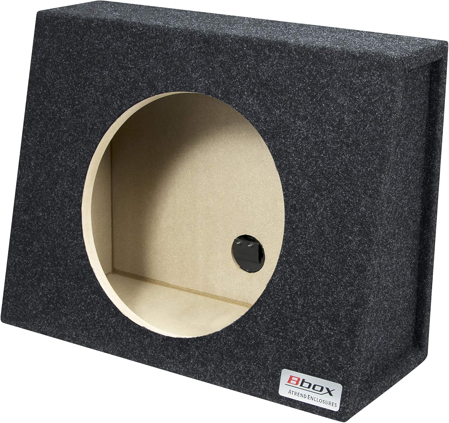 Black Pack of 2 Universal Wedge Subwoofer Box W206103