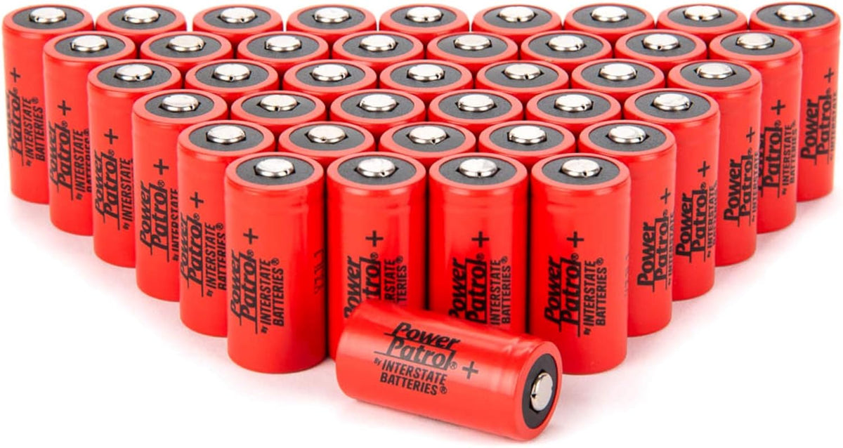 CR123A 3V Lithium Battery (40 Pack) F58193