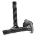 1/2 inch-13 x 1 1/4 inch Coarse Thread Grade 5 Carriage Bolt Medium Carbon Steel Black Oxide Pk 100 Z862750
