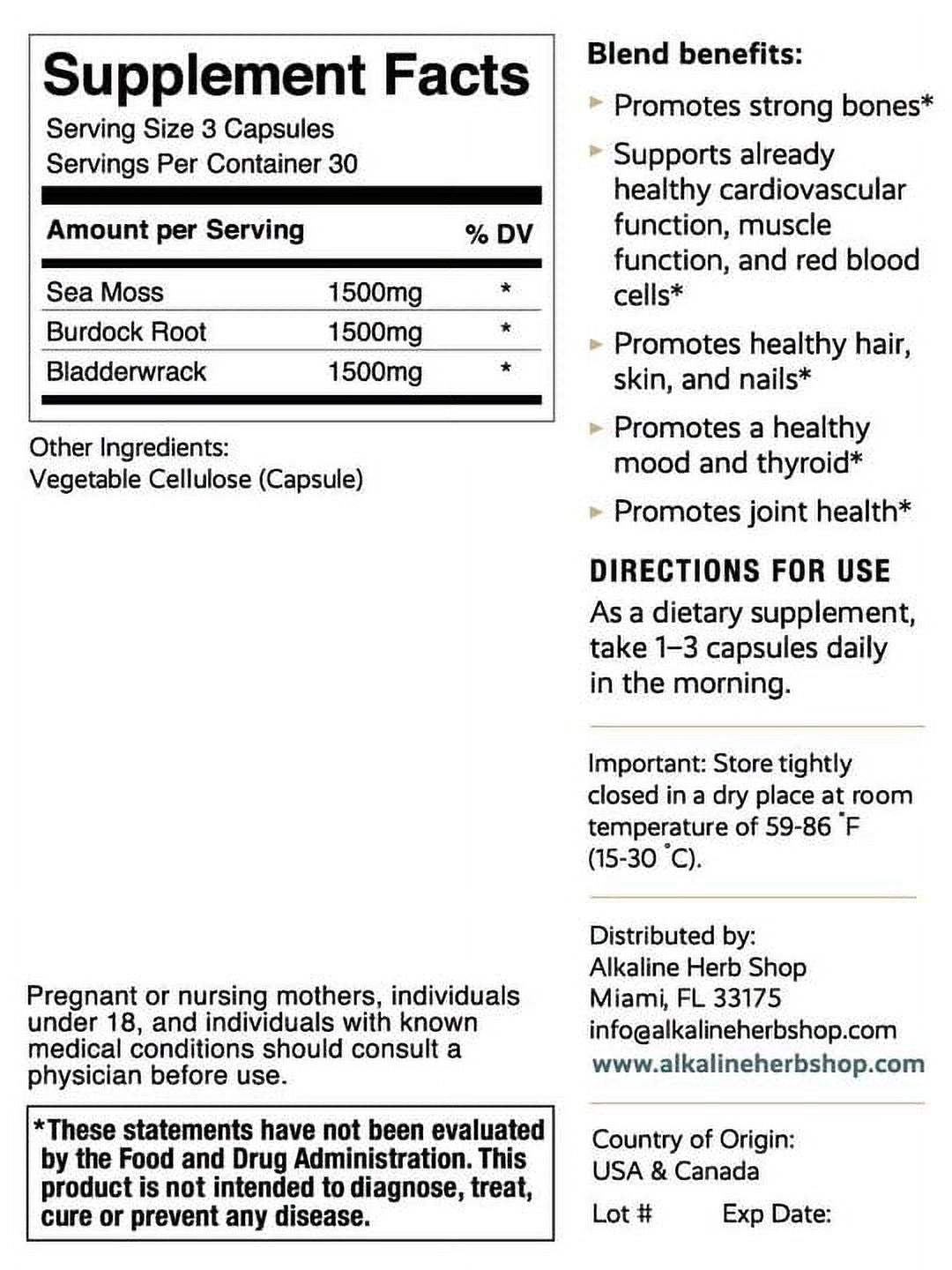 90 Capsules Supplement B708654