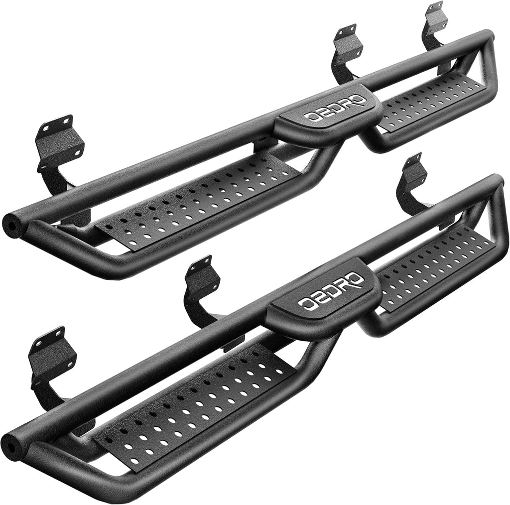 6 Inch Bolt-on Side Steps Steel Nerf Bars V974